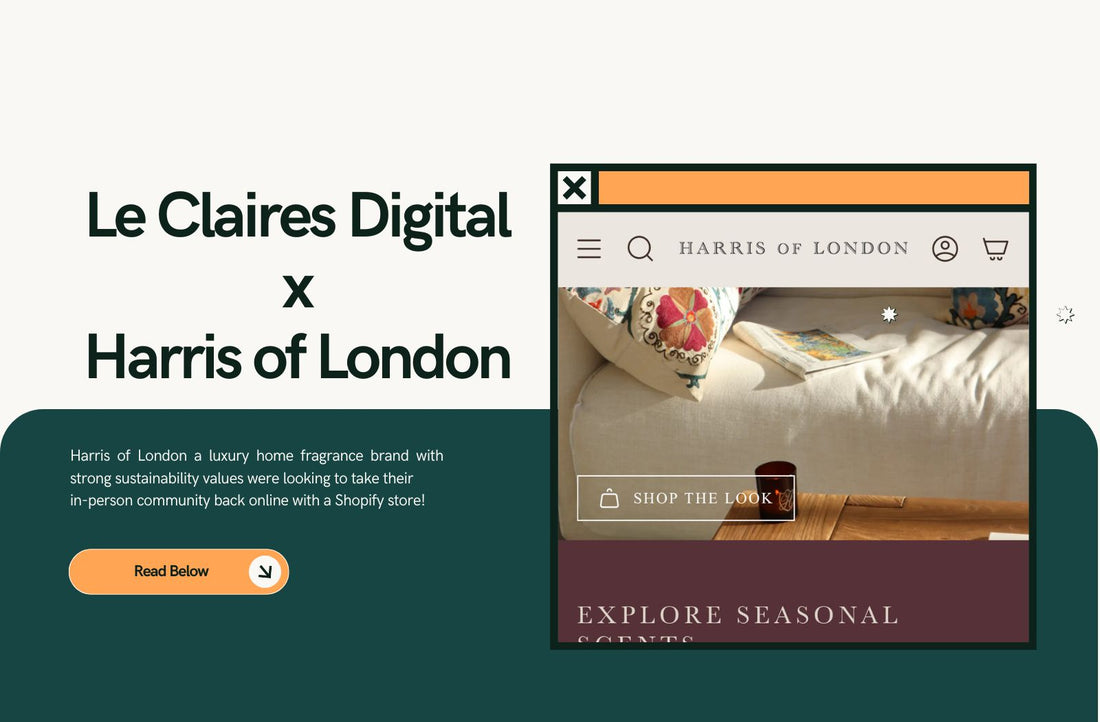 Case Study: Harris of London – Shopify Migration and Optimisation